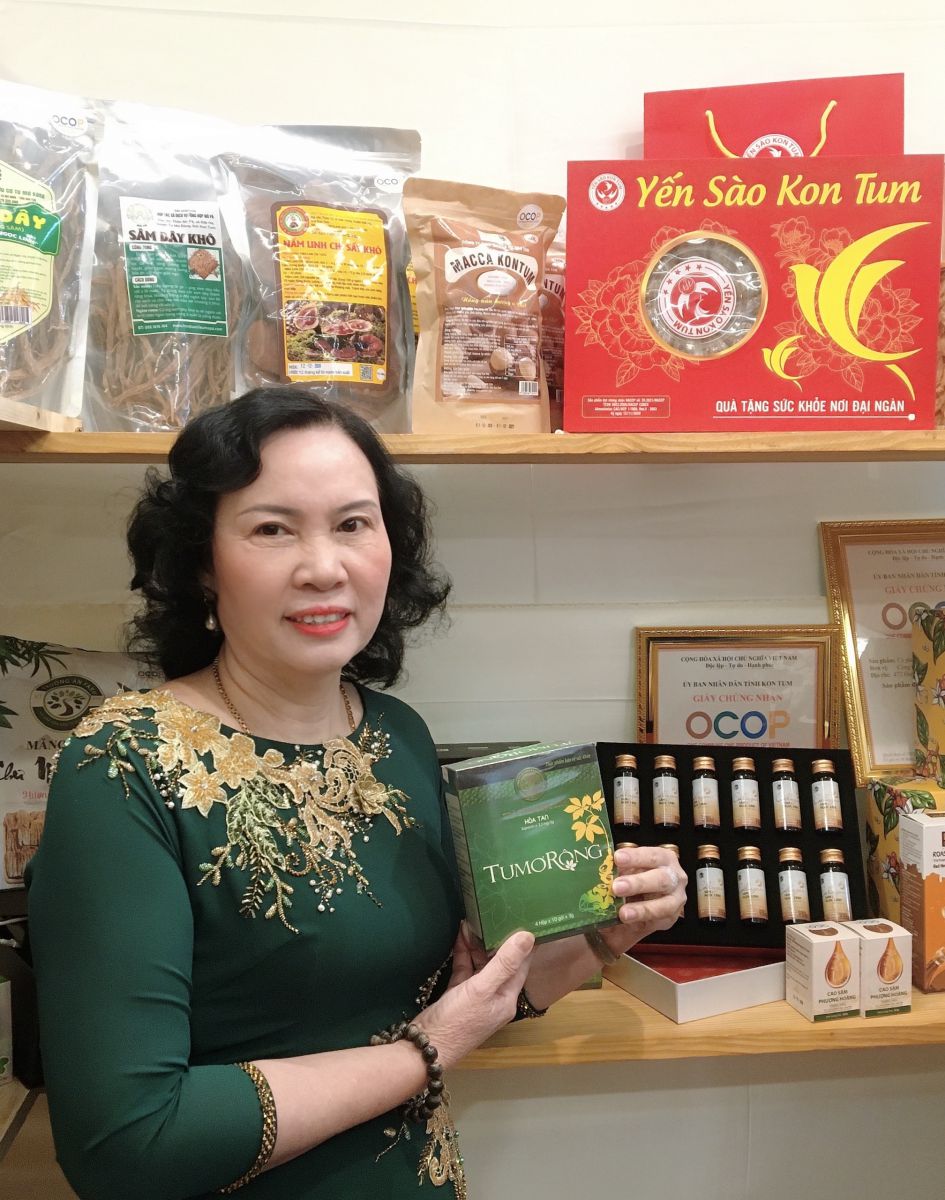 Nguyễn Thị Duyên – gđ Công ty Cổ phần Sâm Ngọc Linh Tu Mơ Rông Kon