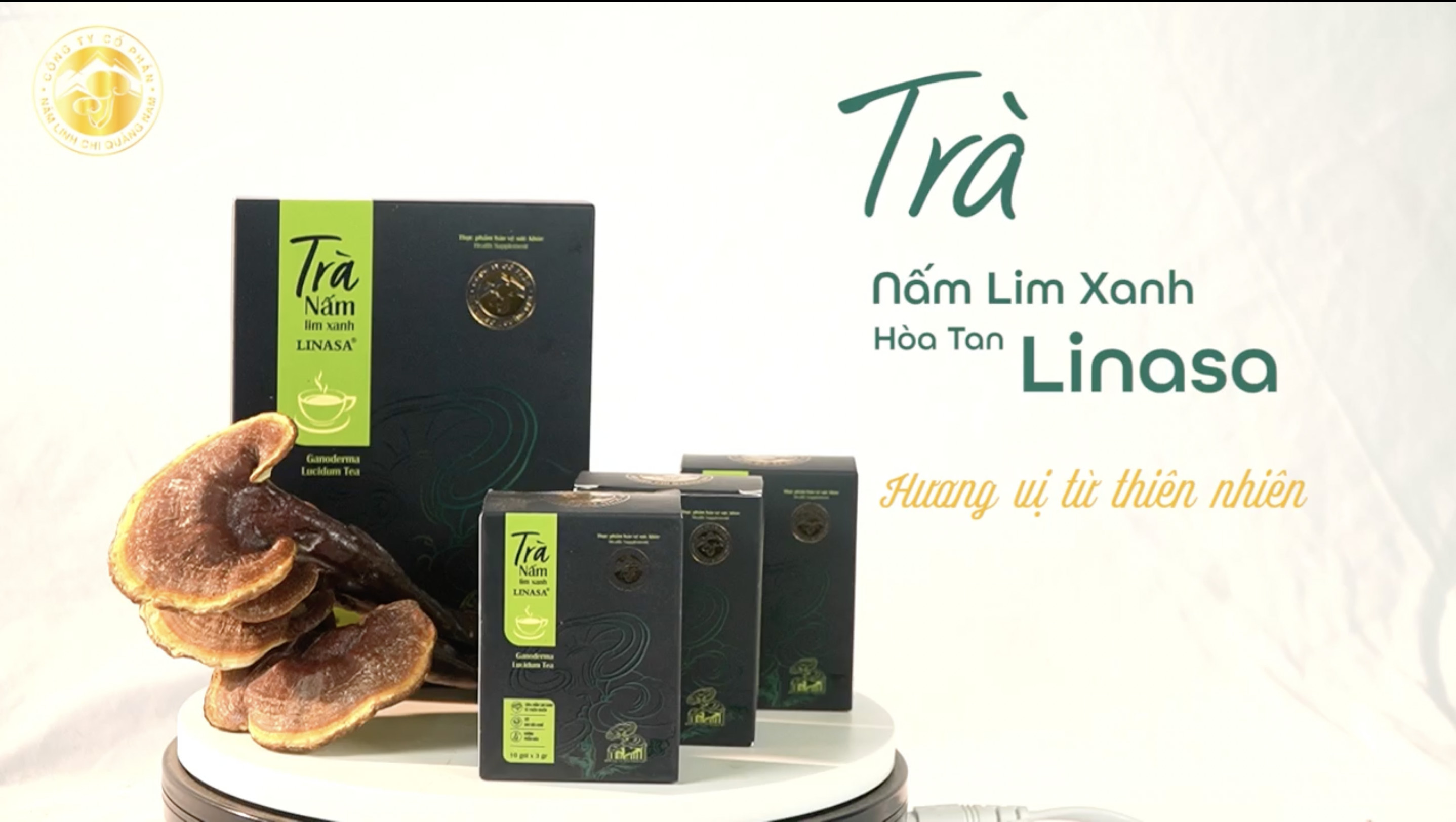Trà nấm lim xanh: Thức uống tăng cường hệ miễn dịch mùa Covid-19