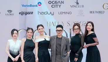 Nhiều người mẫu, hoa hậu cùng giàn mỹ nhân VFC quy tụ tại show diễn của NTK Hà Duy